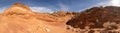 Panorama of The Entrance to Buckskin Gulch From Wire Pass