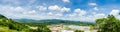 Panorama of Estates Zone under Construction with Blue Sky field.