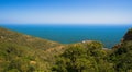 Panorama on the Esterel, on the French Riviera Royalty Free Stock Photo