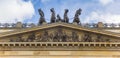 Panorama of the facade of the historic castle in Braunschweig