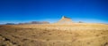 Panorama of Factory Butte Desert in Utah Royalty Free Stock Photo