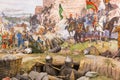 Panorama of the fall of Constantinople Museum Military, Istanbul, Turkey