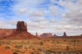 Panorama with famous Buttes of Monument Valley from Arizona, USA. Royalty Free Stock Photo