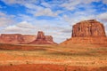 Panorama with famous Buttes of Monument Valley from Arizona, USA. Royalty Free Stock Photo