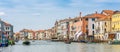 Panorama Of The Famous Grand Canal, Venice, Italy