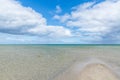 Blue beach at baltic sea denmark oster hurup beach