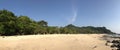 Panorama from Farang beach Royalty Free Stock Photo