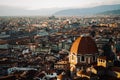 Panorama of Florence from above, Italy Royalty Free Stock Photo