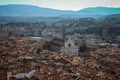 Panorama of Florence from above, Italy Royalty Free Stock Photo