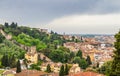 Panorama of Florence and Saint Mary of the Flower in Florence Royalty Free Stock Photo