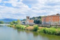 .Panorama of Florence and Saint Mary of the Flower in Florence Royalty Free Stock Photo