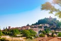 Panorama of Forcalquier town, Provence France Europe Royalty Free Stock Photo