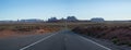 Forrest Gump view point in Monument Valley Utah Royalty Free Stock Photo