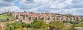 Panorama of fortified medieval city Avila Royalty Free Stock Photo