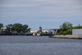 Panorama at the Fox River in the Town Green Bay, Wisconsin