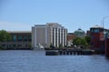 Panorama at the Fox River in the Town Green Bay, Wisconsin