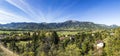 Panorama of the French Alpes at Seyne les Alps Royalty Free Stock Photo
