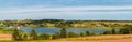 Panorama of French River Royalty Free Stock Photo