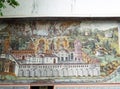 Panorama fresco in the courtyard of Bachkovo Monastery, Bulgaria