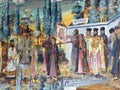 Panorama fresco in the courtyard of Bachkovo Monastery, Bulgaria