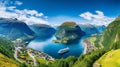 Panorama Geiringer fjord, Beautiful Nature