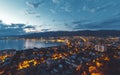 Panorama Of Night City Of Gelendzhik