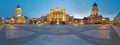 Panorama of the Gendarmenmarkt in Berlin