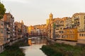 Panorama of Gerona, Costa Brava, Catalonia, Spain. Royalty Free Stock Photo