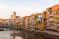 Panorama of Gerona, Costa Brava, Catalonia, Spain Royalty Free Stock Photo