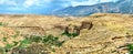 Panorama of Ghoufi Canyon in Algeria