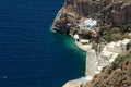 Panorama of Gialos harbor Royalty Free Stock Photo