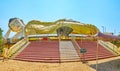 Mya Tha Lyaung Reclining Buddha Temple, Bago, Myanmar