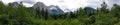 Glacier National Park Panorama Royalty Free Stock Photo