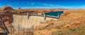 Glen Canyon Dam at Colorado river Royalty Free Stock Photo