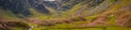 Panorama of Glen Clova in the Angus Glens in of Scotland Royalty Free Stock Photo