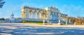 Panorama of Gloriette, Schonbrunn Palace, Vienna, Austria Royalty Free Stock Photo