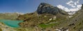 Panorama of Gloriettes lake and Estaube circus