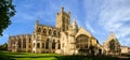 Panorama of Gloucester Cathedral Royalty Free Stock Photo