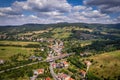 Panorama of Gluszyca - city in Lower Silesia