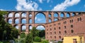 Panorama Goeltzsch Viaduct Vogtland East Germany