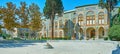 Panorama of Golestan palace, Tehran Royalty Free Stock Photo