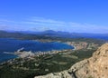 Panorama of Golfo Aranci City