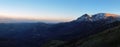 Panorama of Gorbea mountain Royalty Free Stock Photo