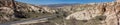 Panorama of Goreme National Park and the Rock Sites of Cappadocia, volcanic landscape UNESCO World Heritage site. Turkey Royalty Free Stock Photo