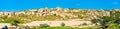 Panorama of Goreme National Park in Cappadocia, Turkey Royalty Free Stock Photo