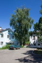 Panorama of Gorokhovets in Russia on a clear summer day