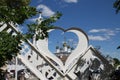 Panorama of Gorokhovets in Russia on a clear summer day