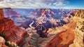 Panorama of Grand Canyon National Park, Arizona, United States Royalty Free Stock Photo