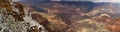 Panorama Of Grand Canyon with Snow Royalty Free Stock Photo