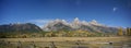 Panorama - Grand Teton Royalty Free Stock Photo